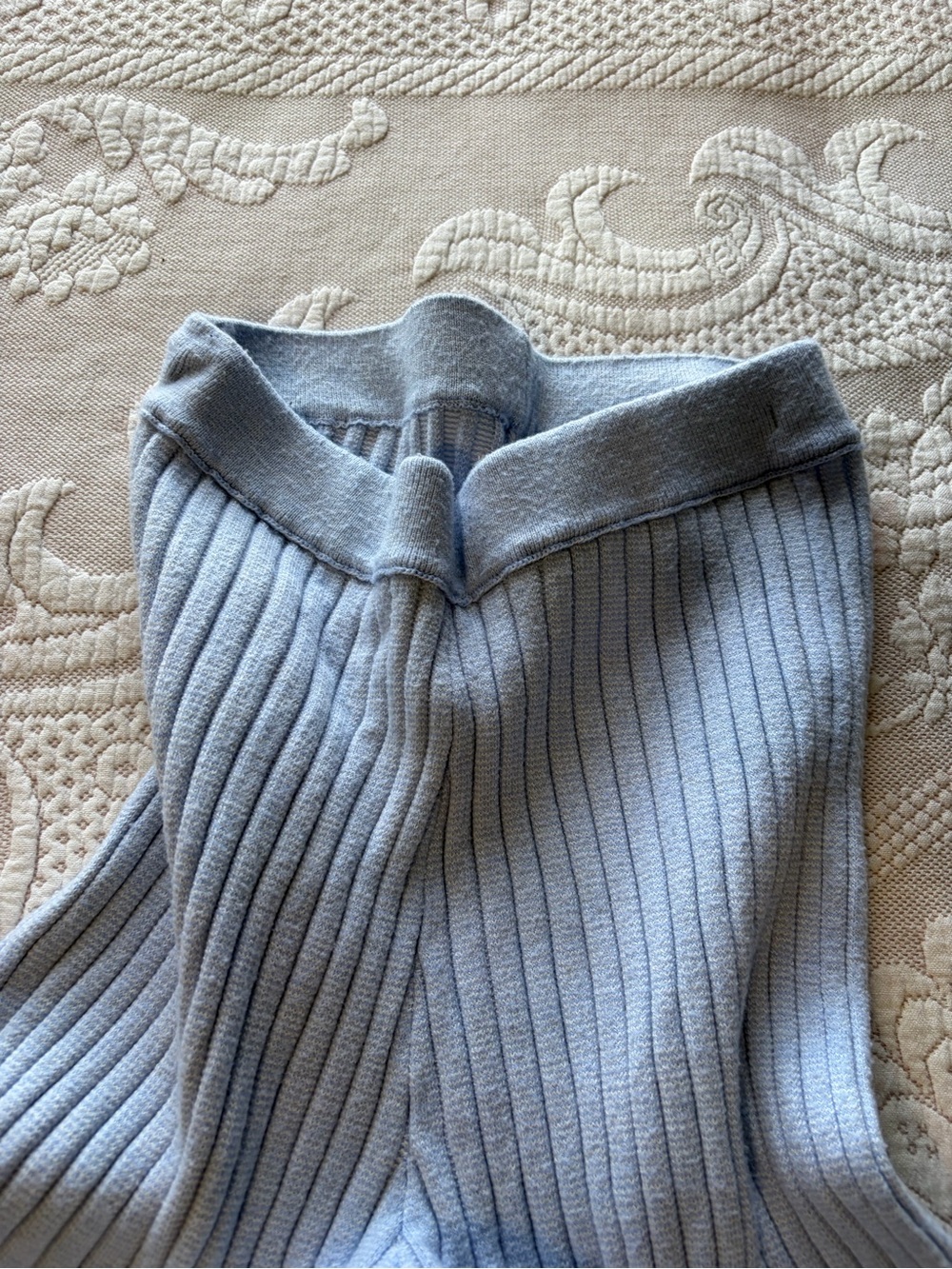 Aerie women's Light Blue Knit Sweater pants leggings - XS  GUC - Picture 6 of 6
